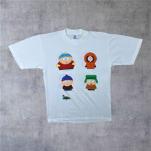 Load image into Gallery viewer, Vintage South Park (1998) Cartman Kenny Stan Kyle Graphic TV Show White T-Shirt

