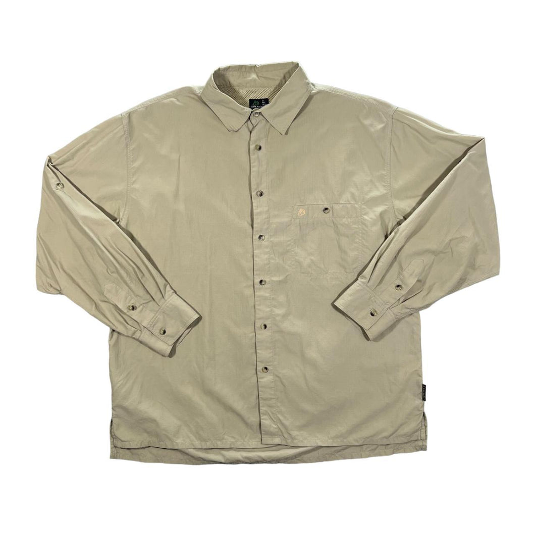 CRAGHOPPERS Solardry Mini Pocket Logo Polyamide Long Sleeve Hiking Utility Shirt