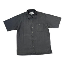 Load image into Gallery viewer, Vintage COLUMBIA SPORTSWEAR Classic Dark Grey Polyester Viscose Short Sleeve Shirt
