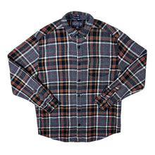 Load image into Gallery viewer, Vintage Northern Expedition Multi Plaid Check Long Sleeve Cotton Flannel Shirt
