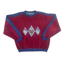 Load image into Gallery viewer, Vintage Springfield &quot;Canyon County&quot; Embroidered Colour Block Crewneck Sweatshirt

