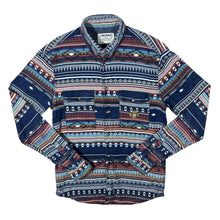 Load image into Gallery viewer, Jack &amp; Jones Originals Aztec Crazy Patterned Long Sleeve Cotton Flannel Shirt
