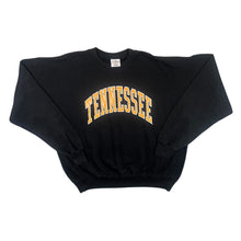 Load image into Gallery viewer, Vintage The Cotton Exchange &quot;Tennessee&quot; College Spellout Black Crewneck Sweatshirt
