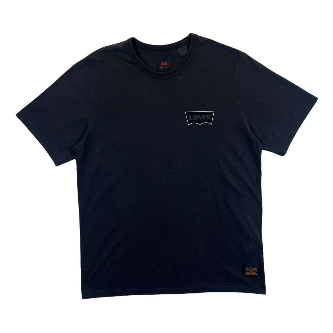 LEVI'S Classic Mini Black Tab Logo Short Sleeve Black T-Shirt