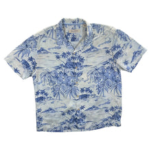 Load image into Gallery viewer, Vintage Tommy Bahama Floral Hawaiian Tropical Patterned Silk Short Sleeve Shirt
