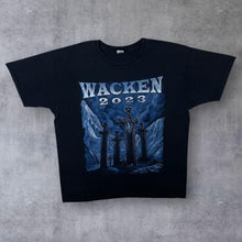 Load image into Gallery viewer, Wacken 2023 Heavy Metal Hard Rock Punk Music Band Festival Lineup Black T-Shirt
