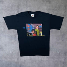 Load image into Gallery viewer, Vintage Star Trek (2003) “To Boldy Go” Sci-Fi TV Show Graphic Black T-Shirt
