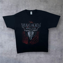 Load image into Gallery viewer, Wacken 2022 "In Metal We Trust" Heavy Metal Rock Punk Music Festival T-Shirt
