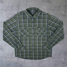 Load image into Gallery viewer, Lee Classic Green Plaid Check Long Sleeve Cotton Shirt
