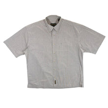 Load image into Gallery viewer, Vintage TIMBERLAND Brown-Beige Check Cotton Short Sleeve Button-Up Shirt
