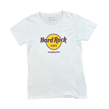 Load image into Gallery viewer, HARD ROCK CAFE &quot;Hamburg&quot; Classic Souvenir Logo Spellout Graphic T-Shirt
