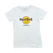 Load image into Gallery viewer, HARD ROCK CAFE &quot;Hamburg&quot; Classic Souvenir Logo Spellout Graphic T-Shirt
