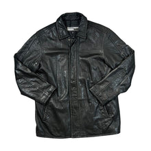 Load image into Gallery viewer, Vintage EVOLUTION Robert Comstock Genuine Real Black Leather Jacket
