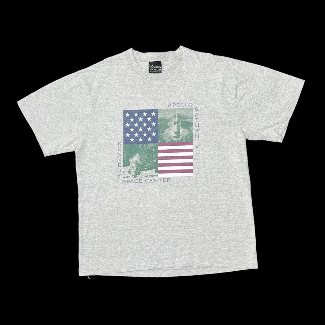 Vintage Gear For Sports KENNEDY SPACE CENTER “Apollo Saturn V” NASA Souvenir Graphic T-Shirt