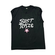 Load image into Gallery viewer, Vintage 90&#39;s Screen Stars SWEET TEAZE &quot;Trashiest In Town&quot; Glam Hard Rock Band Single Stitch Sleeveless T-Shirt Vest Top
