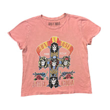 Load image into Gallery viewer, GUNS N ROSES &quot;Appetite For Destruction&quot; Graphic Heavy Metal Hard Rock Band Raw Hem Sleeve T-Shirt
