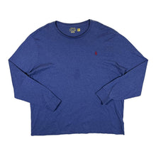 Load image into Gallery viewer, POLO RALPH LAUREN Classic Embroidered Mini Logo Long Sleeve Blue T-Shirt
