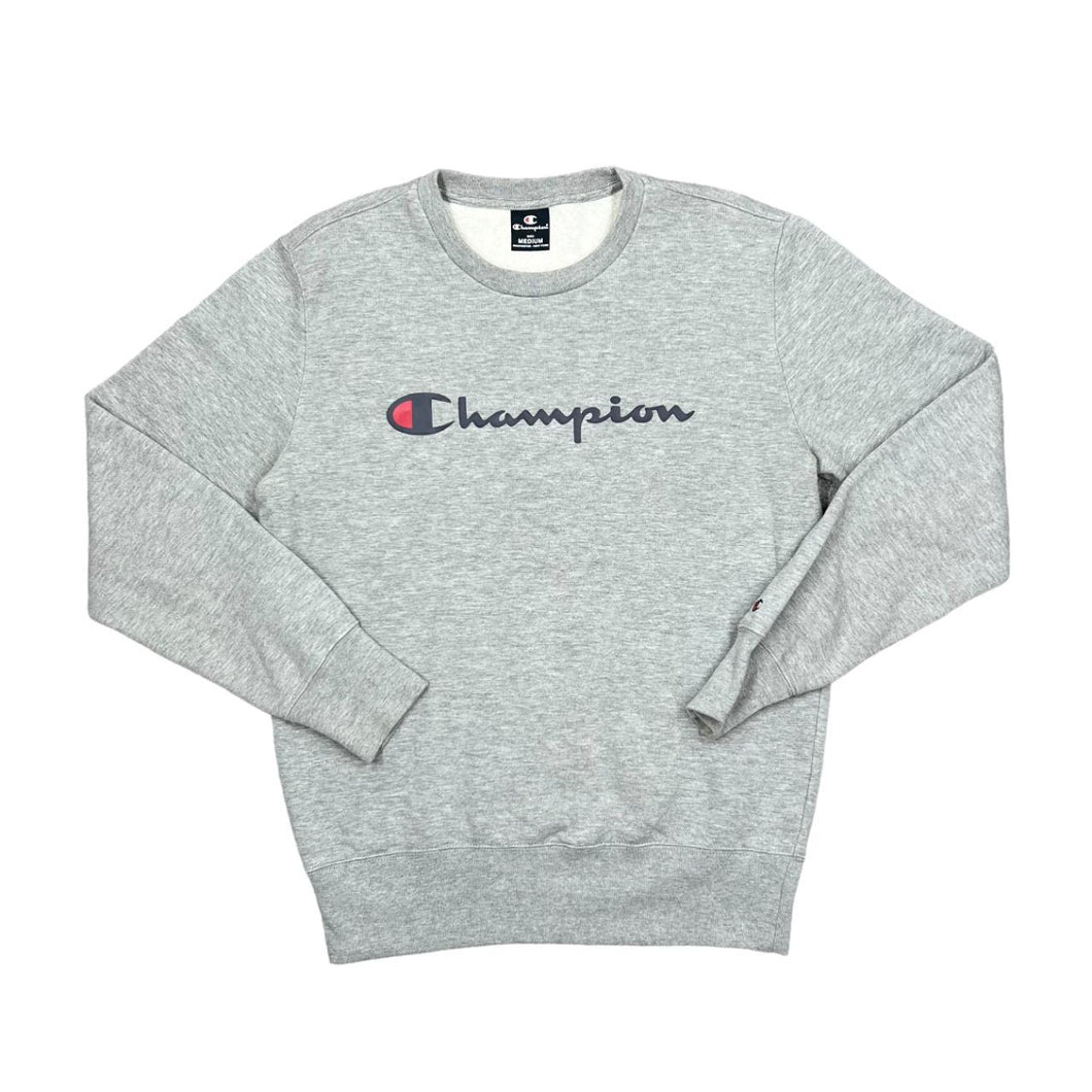 CHAMPION Classic Big Logo Spellout Graphic Crewneck Sweatshirt