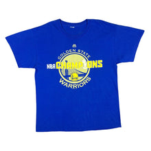 Load image into Gallery viewer, Majestic NBA GOLDEN STATE WARRIORS &quot;Steph Curry&quot; Basketball Graphic Blue T-Shirt
