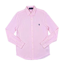 Load image into Gallery viewer, Early 00&#39;s RALPH LAUREN &quot;Featherweight Mesh&quot; Classic Mini Logo Long Sleeve Button-Up Shirt
