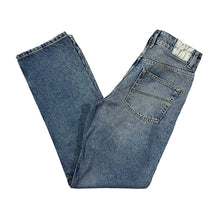 Load image into Gallery viewer, COLLUSION &quot;005 Straight&quot; Classic Blue Denim Straight Leg Regular Fit Jeans
