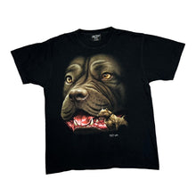 Load image into Gallery viewer, Early 00&#39;s ROCK CHANG Pitbull Terrier Dog Animal Graphic T-Shirt
