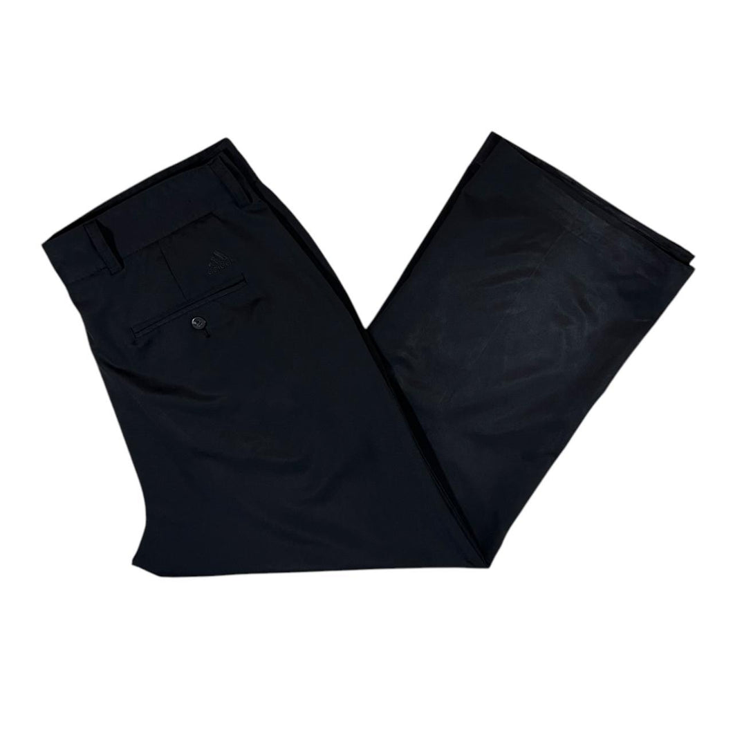 ADIDAS Golf Climalite Classic Black Polyester Trousers Bottoms