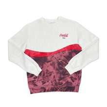 Load image into Gallery viewer, FILA x COCA COLA Colour Block Embroidered Mini Logo Tie Dye Crewneck Sweatshirt
