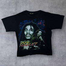 Load image into Gallery viewer, Vintage 90's Bob Marley "The King Of Reggae" Rasta Music Black Single Stitch T-Shirt
