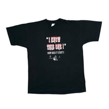 Load image into Gallery viewer, Vintage I KNOW THIS ONE! &quot;How Does It Start?&quot; Line Dancing Novelty Spellout Graphic T-Shirt
