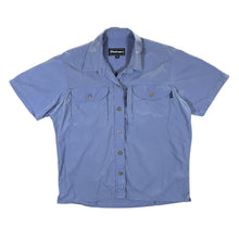 Load image into Gallery viewer, ROHAN &quot;On Route&quot; Blue Polyamide Short Sleeve Utility Shirt
