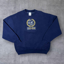 Load image into Gallery viewer, Vintage Korean War Veterans Memorial 1995 Embroidered Army Military Navy Blue Sweatshirt
