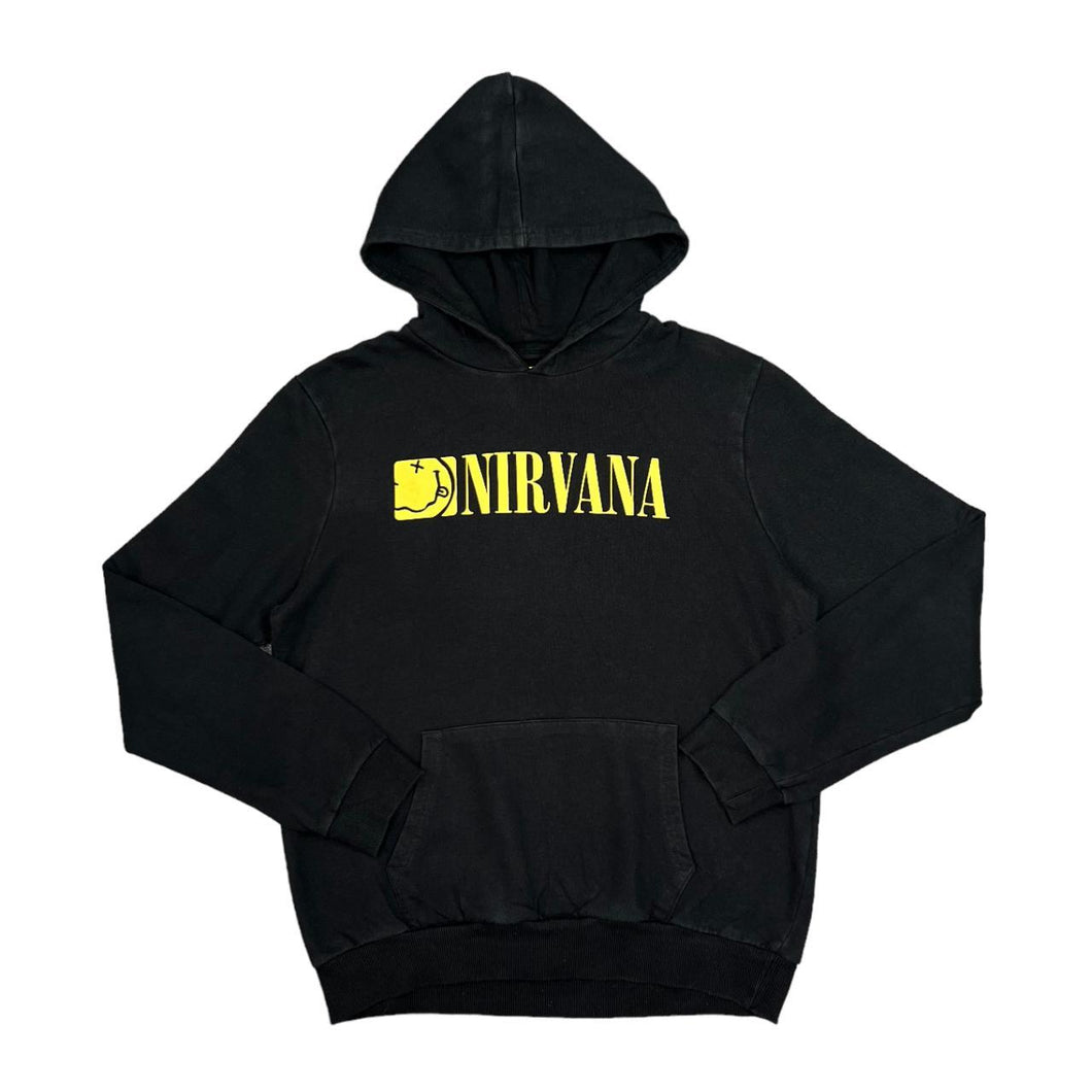 NIRVANA Classic Big Logo Spellout Alternative Rock Grunge Band Pullover Hoodie