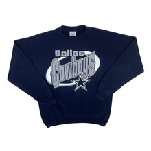 Load image into Gallery viewer, Vintage 90&#39;s Logo 7 NFL Dallas Cowboys Football Graphic Navy Blue Sweatshirt
