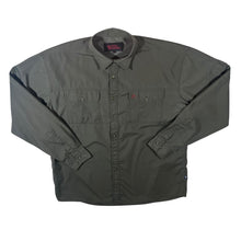 Load image into Gallery viewer, Vintage Fjallraven Khaki-Brown Utility Hiking Long Sleeve Cotton Polyester Shirt
