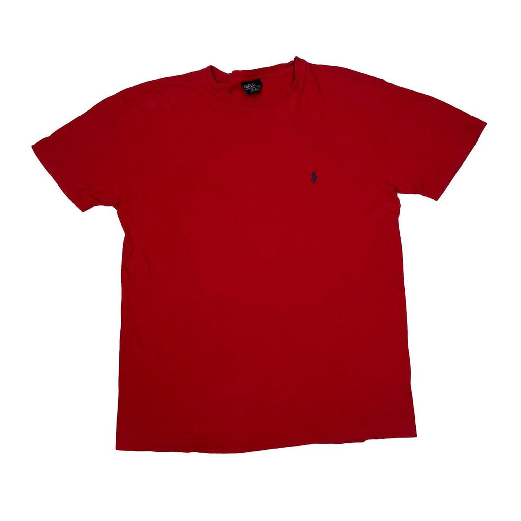 Early 00’s POLO RALPH LAUREN Classic Embroidered Mini Pony Logo Cotton T-Shirt