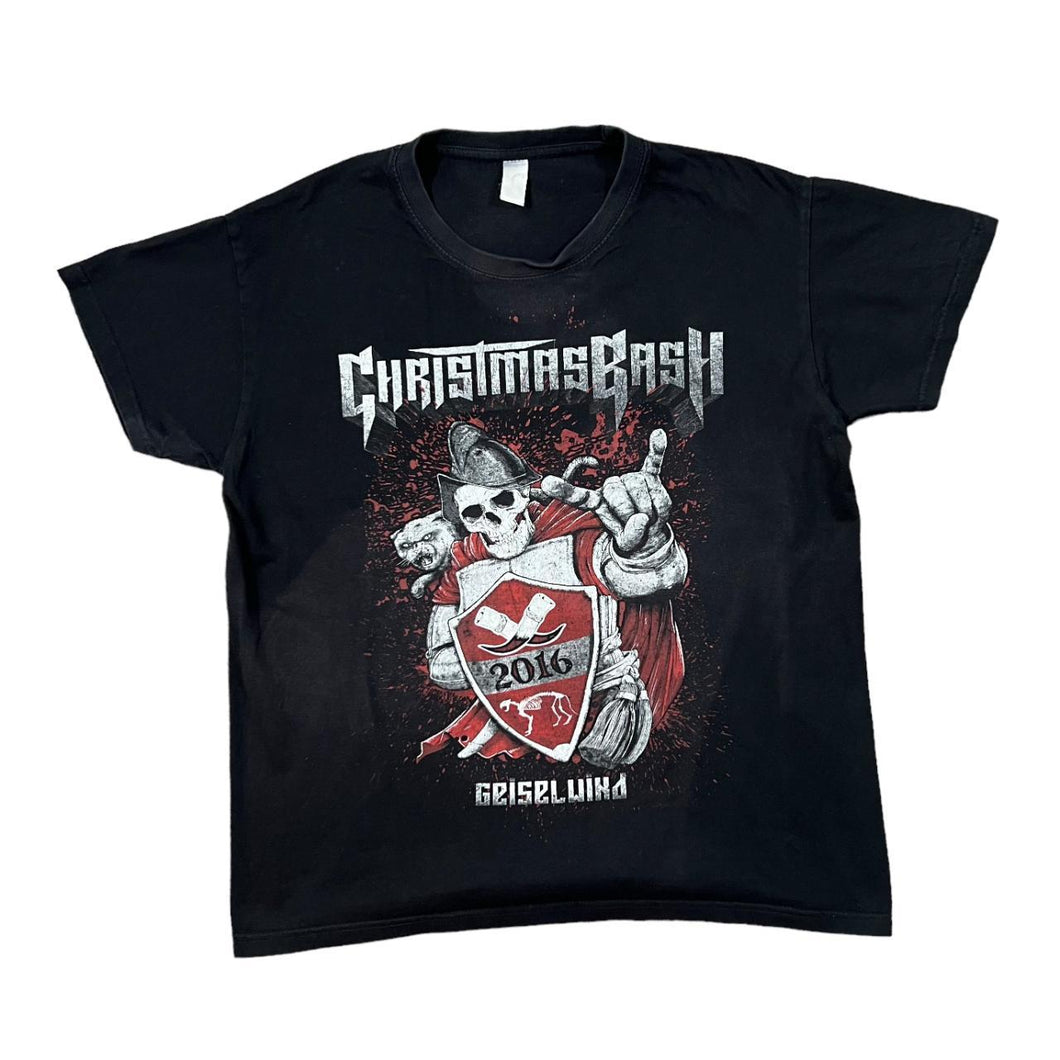 CHRISTMAS BASH (2016) Heavy Metal Hard Rock Music Band Festival Lineup Graphic T-Shirt