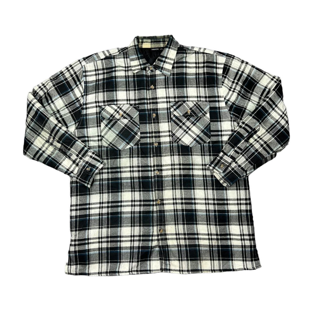 Early 00's IDENTIC Lumberjack Plaid Check Lightly Padded Flannel Over Shirt