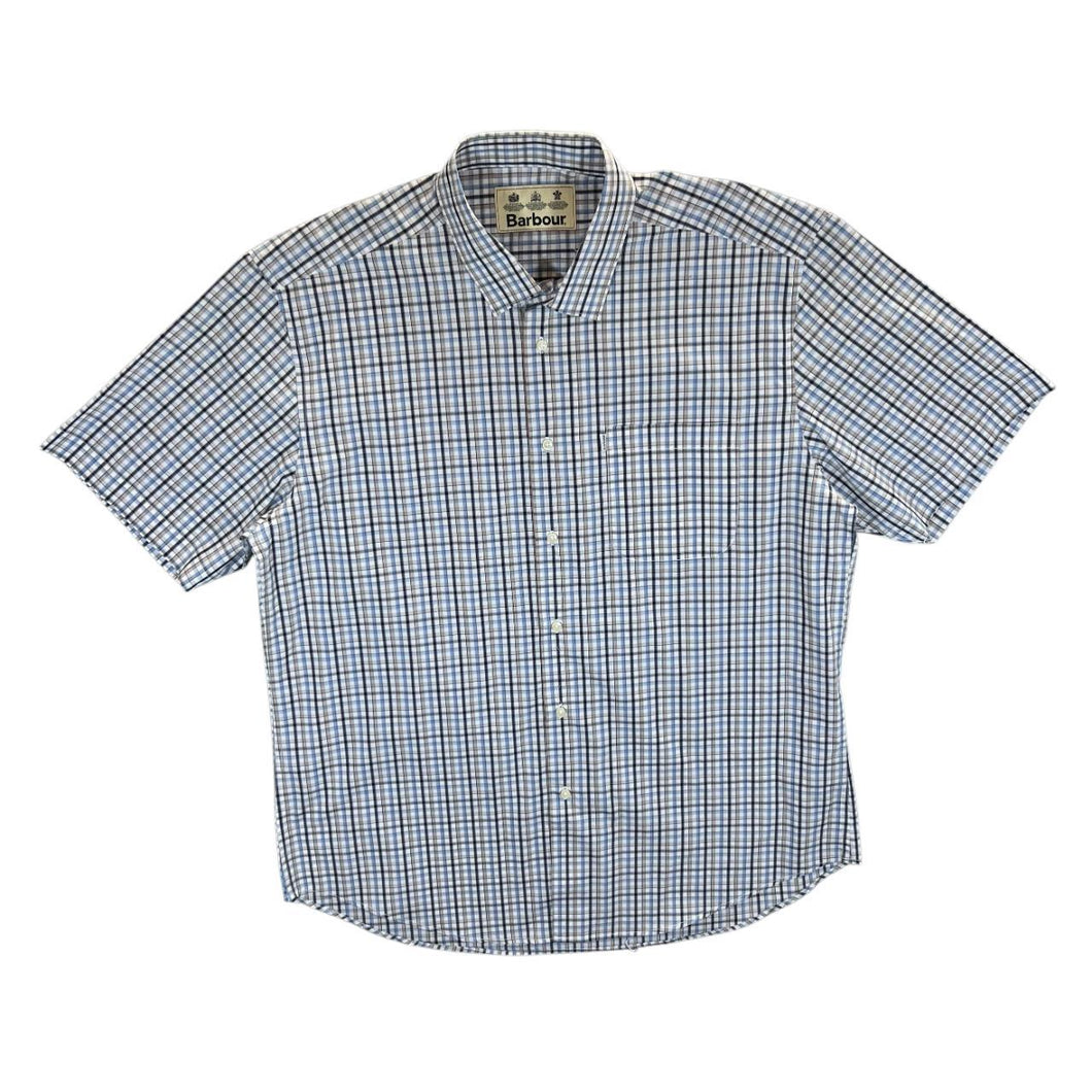 Barbour Classic Country Plaid Check Short Sleeve Cotton Shirt