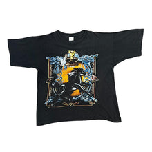 Load image into Gallery viewer, Vintage AMERICAN FLAG Gothic Native American Horse Skull Graphic T-Shirt
