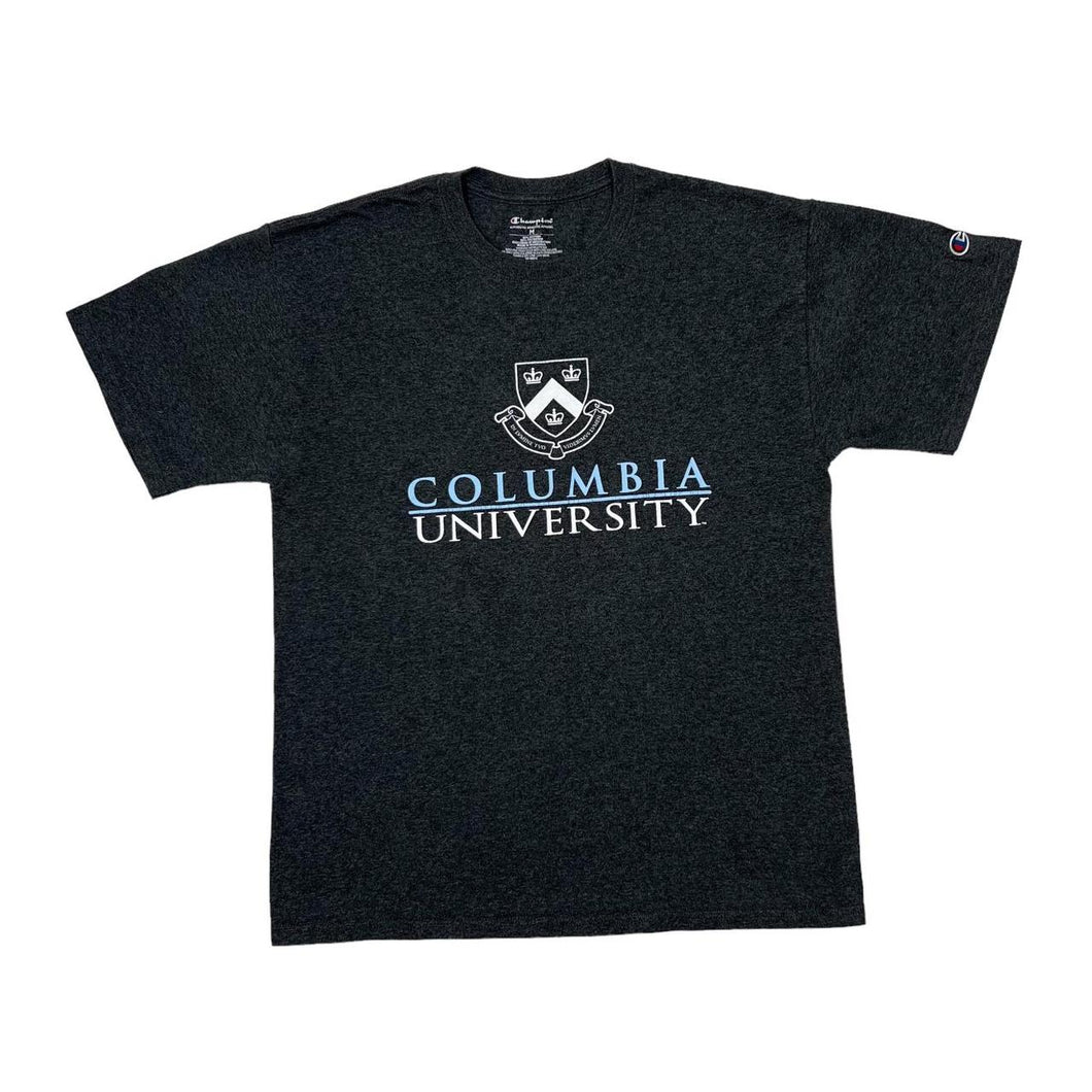 Champion NCAA COLUMBIA UNIVERSITY College Logo Spellout Graphic T-Shirt