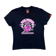 Load image into Gallery viewer, Early 00&#39;s DEATH INDUSTRIES &quot;Race Team&quot; Gothic Y2K Biker Racing Spellout Graphic T-Shirt
