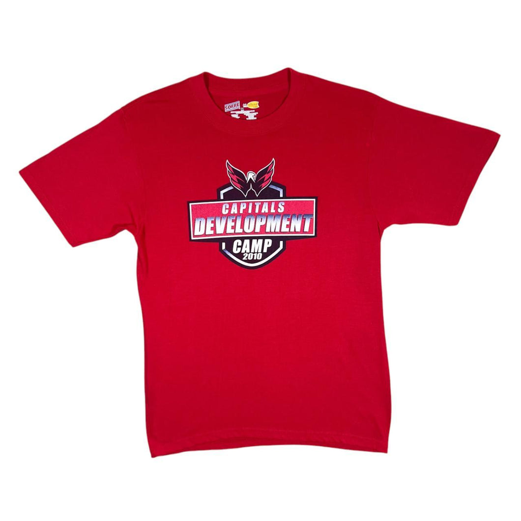 Soffe CAPITALS DEVELOPMENT CAMP Souvenir Logo Graphic Red T-Shirt