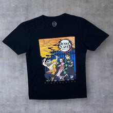 Load image into Gallery viewer, Demon Slayer "Kimetsu No Yaiba" Anime Manga TV Show Graphic Black T-Shirt
