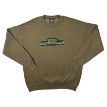 Load image into Gallery viewer, Vintage Jansport WCC Waubonsee Community College Embroidered Made In USA Brown Sweatshirt
