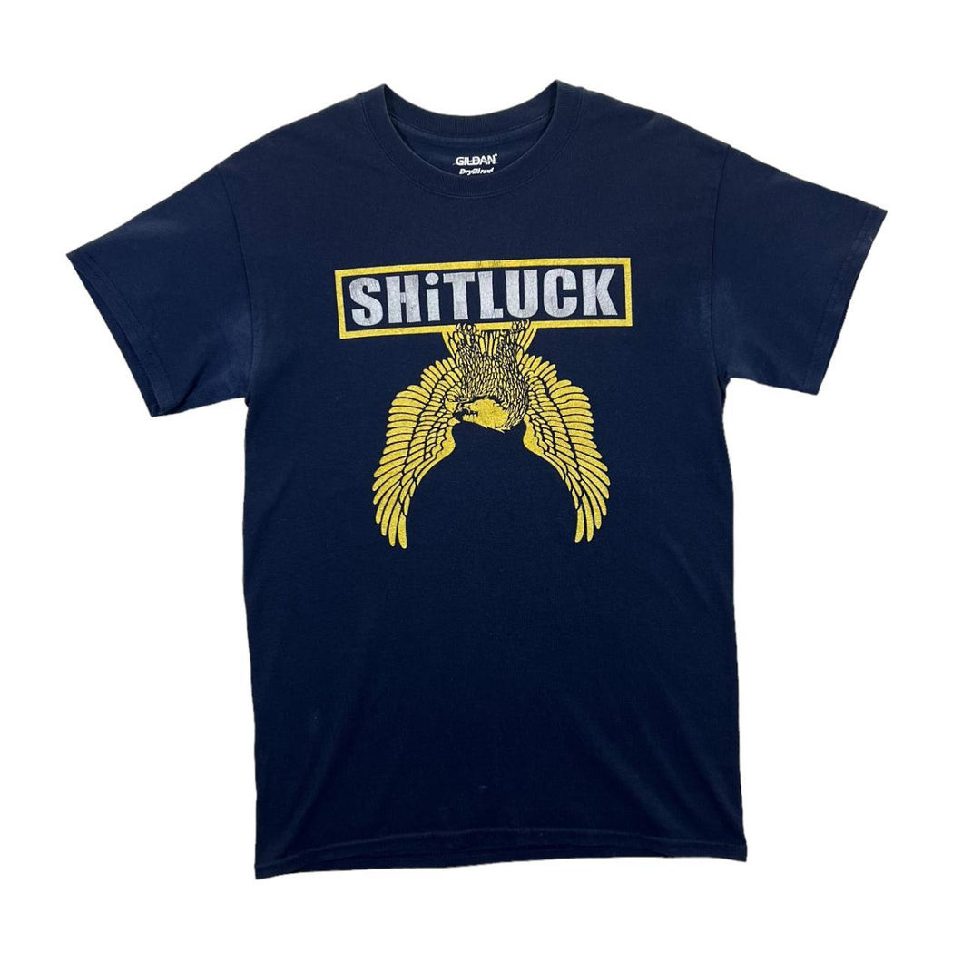 S**TLUCK Eagle Box Logo Skater Spellout Graphic Short Sleeve T-Shirt