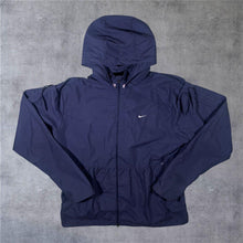Load image into Gallery viewer, Nike Golf Classic Embroidered Mini Logo Purple Hooded Windbreaker Jacket
