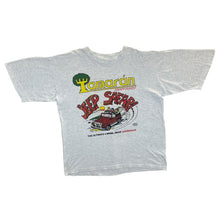 Load image into Gallery viewer, Vintage Tamaran Canary Islands &quot;Jeep Safari&quot; Souvenir Spellout Graphic Grey T-Shirt
