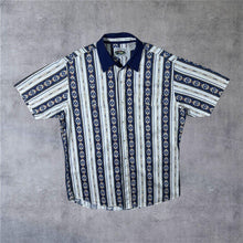 Load image into Gallery viewer, Vintage Cumberland Outfitters Cowboy Western Aztec Patterned Pearl Snap Popper Shirt
