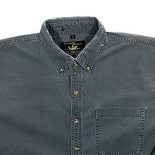 Load image into Gallery viewer, Vintage 90&#39;s Canyon Guide Classic Dark Grey Cotton Long Sleeve Button-Up Shirt
